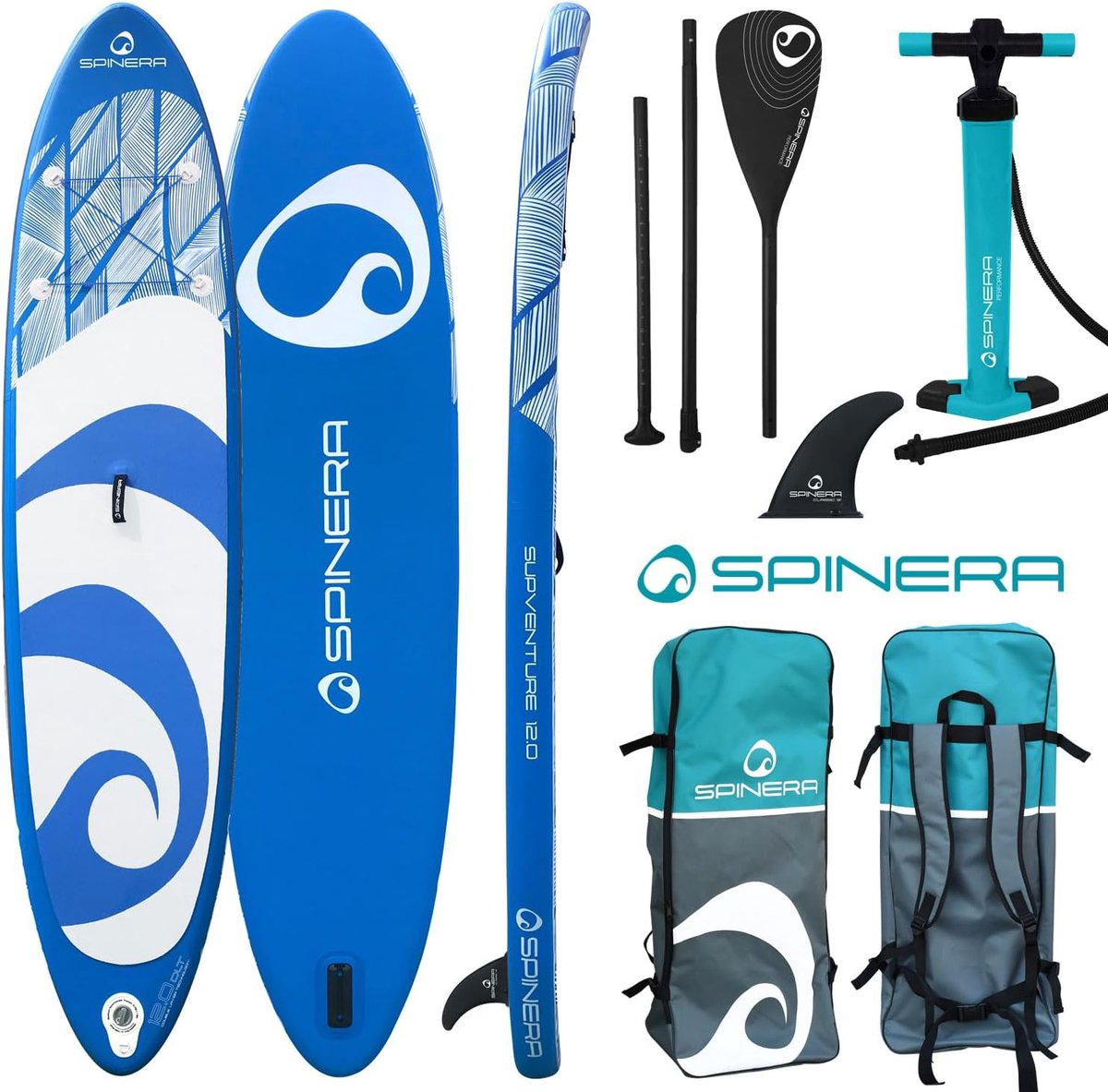 SUP board voor beginners en gevorderden - opblaasbaar - met accessoires - stabiel en veelzijdig - ShopVlot