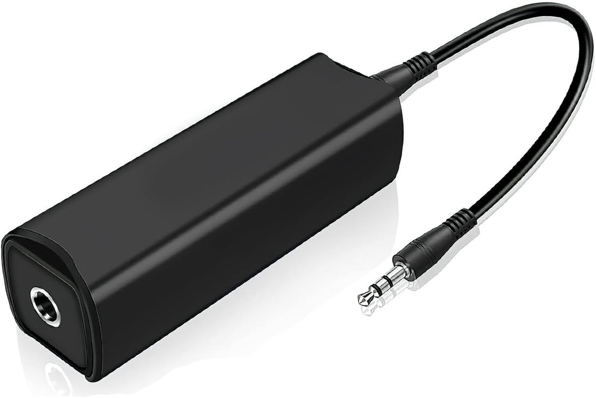 Audio scheidingsfilter 3,5mm - elimineert ruis - universele aansluiting - perfecte geluidskwaliteit - ShopVlot