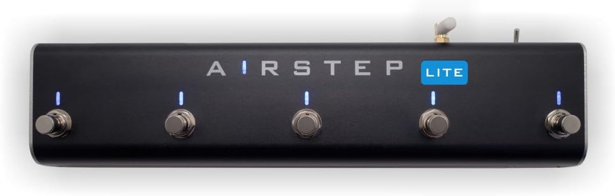 MIDI draadloze controller met 5 voetschakelaars - 300 uur speeltijd - intuïtieve app-editor - handsfree bediening - ShopVlot