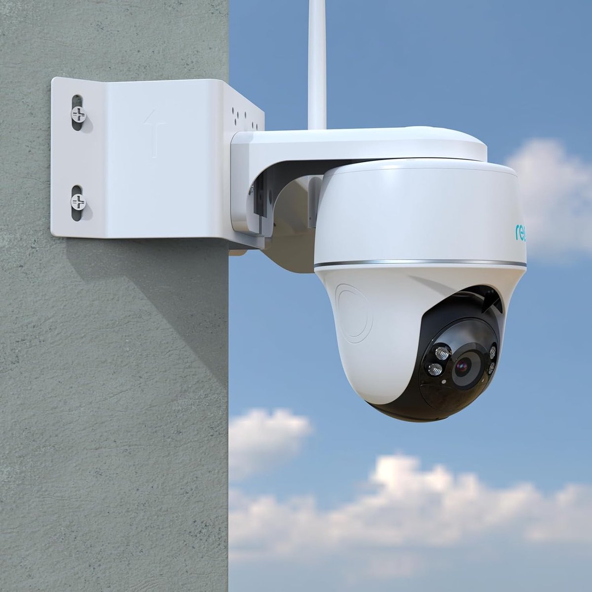 Wandmontage Beugel - Camera Ophanging - Beveiliging Thuis - 90 Graden Hoek - N.v.t. - Wit