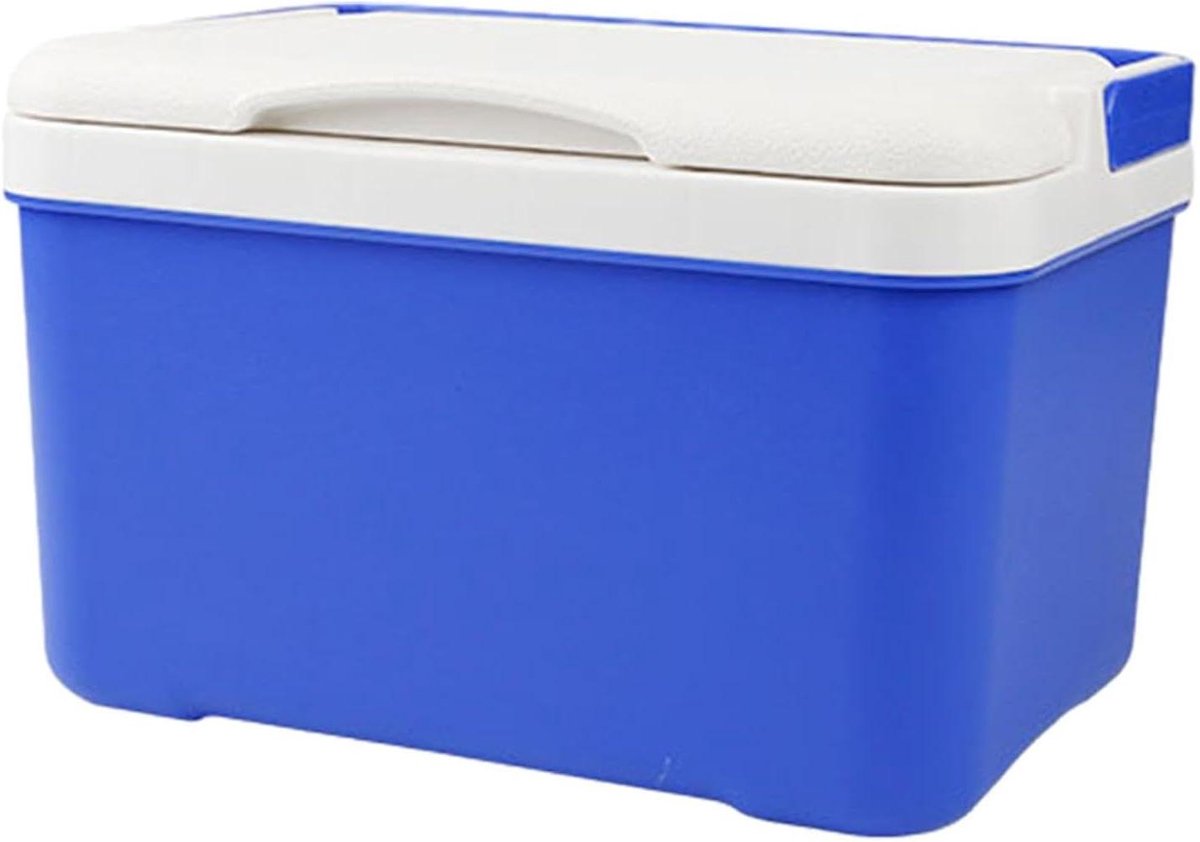 Geïsoleerde Koelbox - IJskist Handvat - Buitenactiviteiten - Lekdicht Deksel - 6 Liter - Grijs