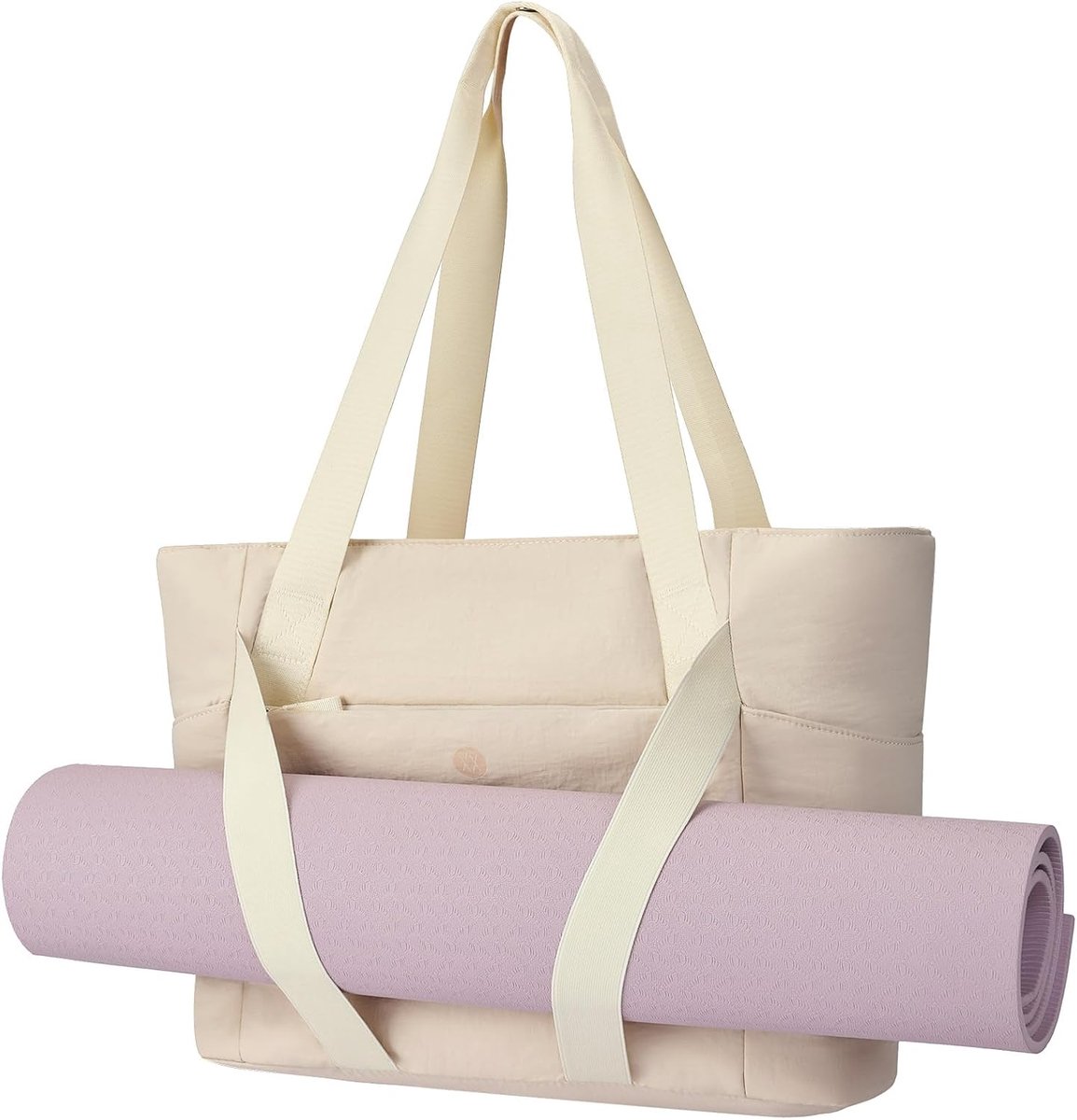 Reistas met rits - Gevoerde draagtas - Geschikt voor yogamat - Perfect voor sport en reizen - SnelShoppen