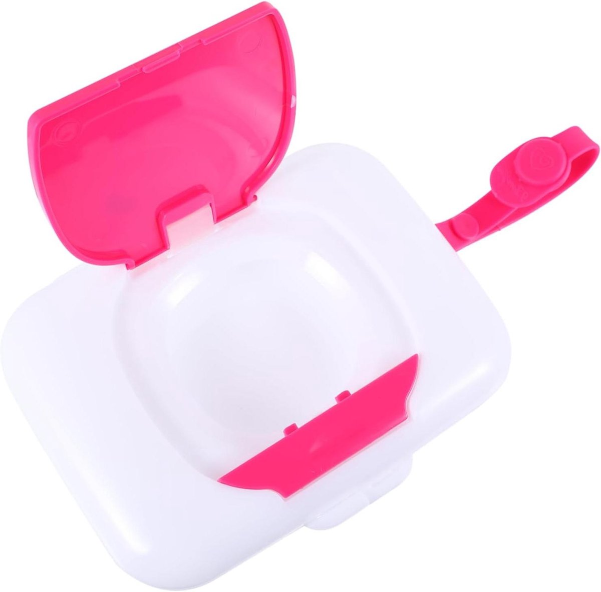 Draagbare Babydoekjes Houder - Reis Tissue Etui - Babyverzorging Onderweg - Met Ophanglus - 16 x 12 x 4 cm