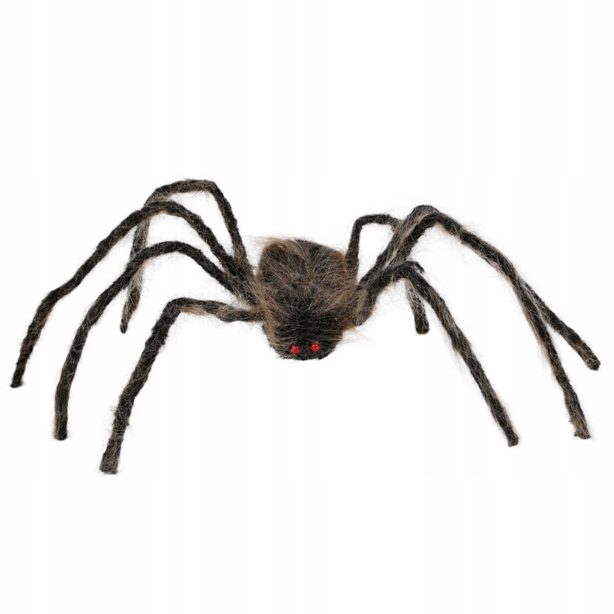 Grote Halloween Spin Decoratie, Zwartbruin, 75cm, Pluche