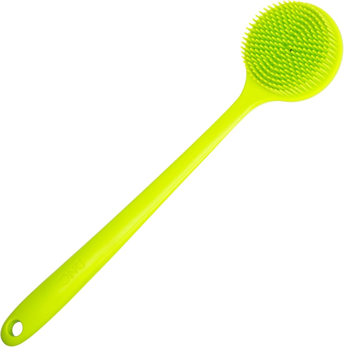 DNC Soft Silicone Back Scrubber Shower Bath Body Brush with Long Handle (Green) - ShopVlot