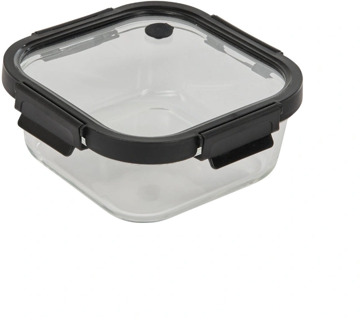 Vierkant vershoudbakje glas 1100 ml Five® - Transparant - Met deksel | Vaatwasserbestendig | Magnetronbestendig | Luchtdicht | Diepvriesbestendig | BPA-vrij | Waterdicht