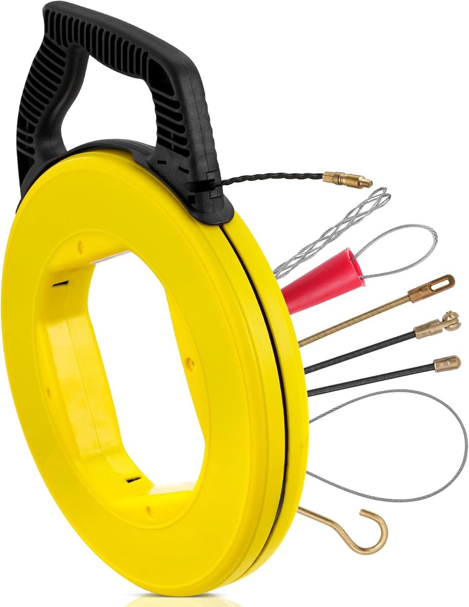 New Electrician Needle, 4.5 mm, 50 Metres, 360 Degree Swivel Roller Head, Spiral Wire, 50 Metres, Electrician Wire - ShopVlot