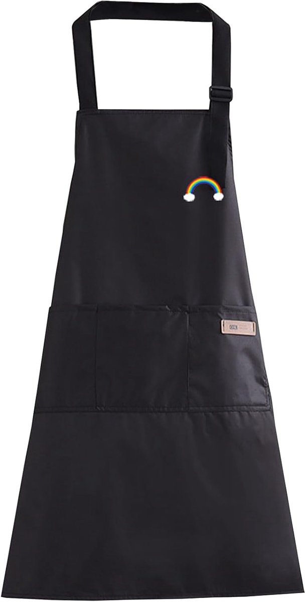 Keuken Schort Dames/Heren - Regenboogpatroon - Comfortabel en veelzijdig - Perfect voor koken - SnelShoppen