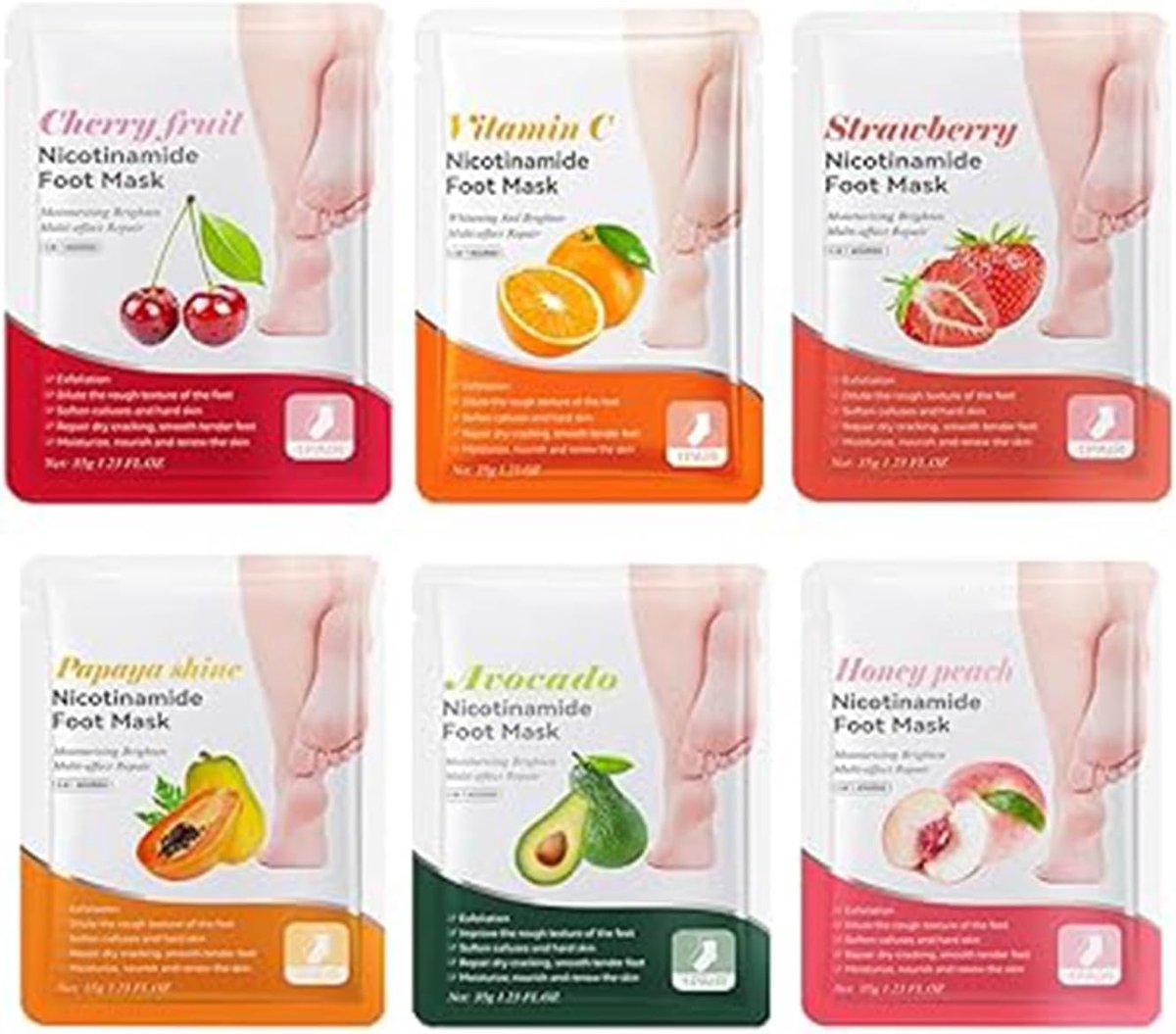 Handmasker 6 paar - Voedende en exfoliërende handschoenen - Hydraterend voor droge en gebarsten huid - ShopVlot