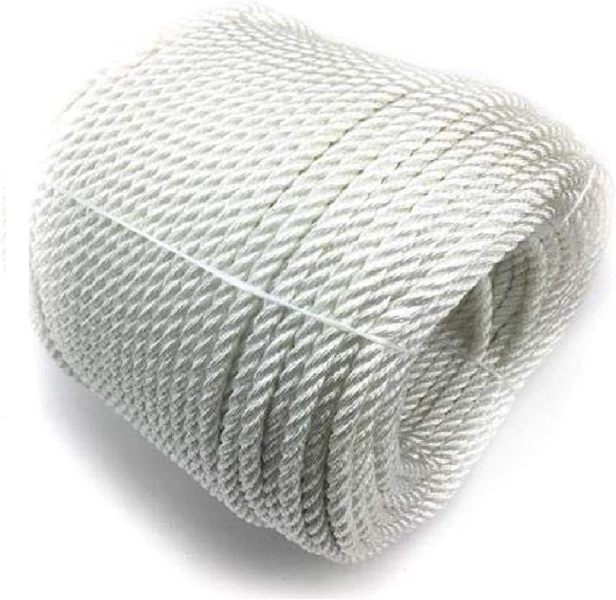 Touw 50 m 6 mm - polyester touw - holle gevlochten structuur - ideaal voor afzettingen - ShopVlot