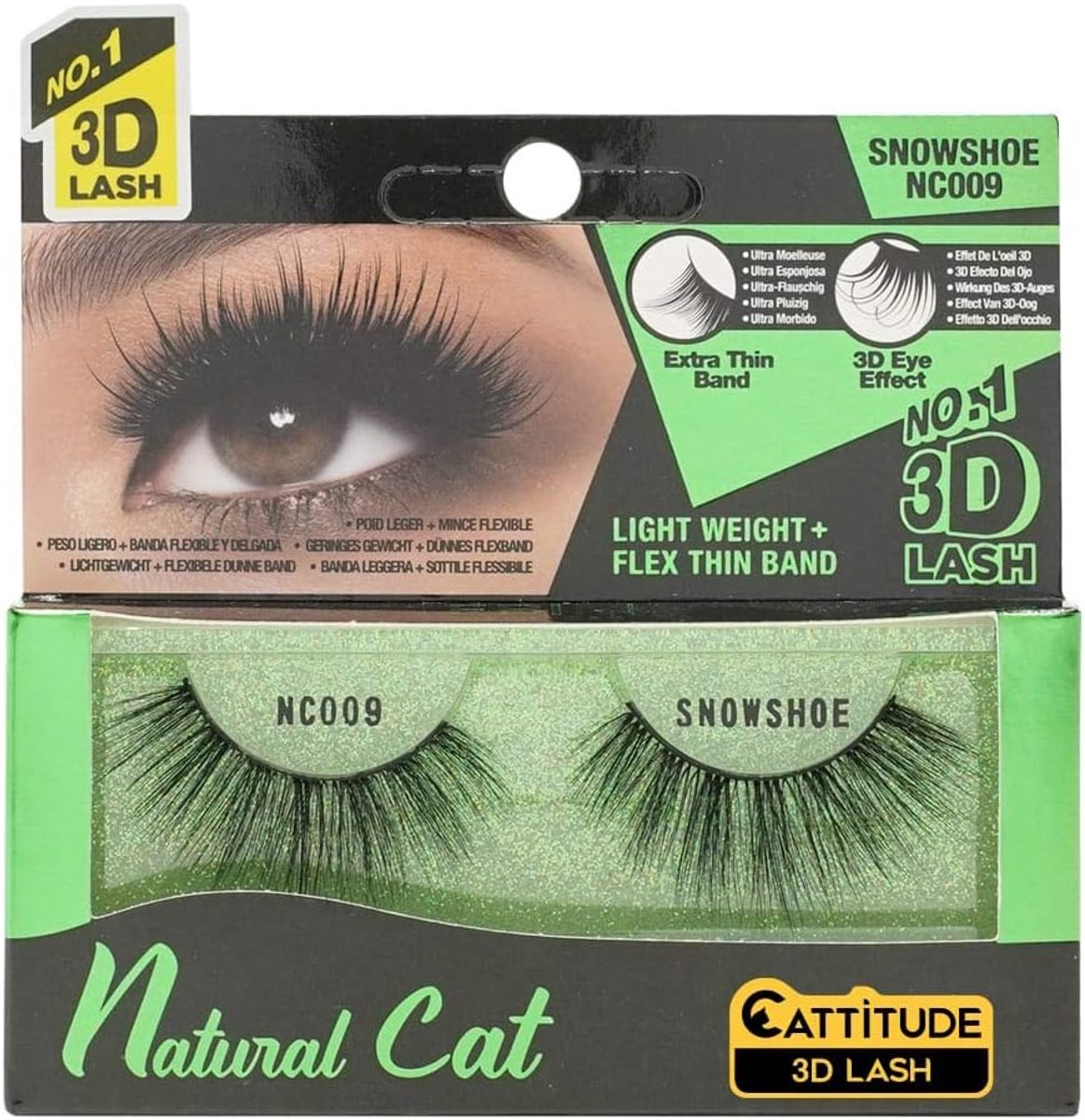 Valse Wimpers 3D Cat Eye - Natuurlijke look - Lichtgewicht en comfortabel - Voeg drama toe aan je ogen - ShopVlot