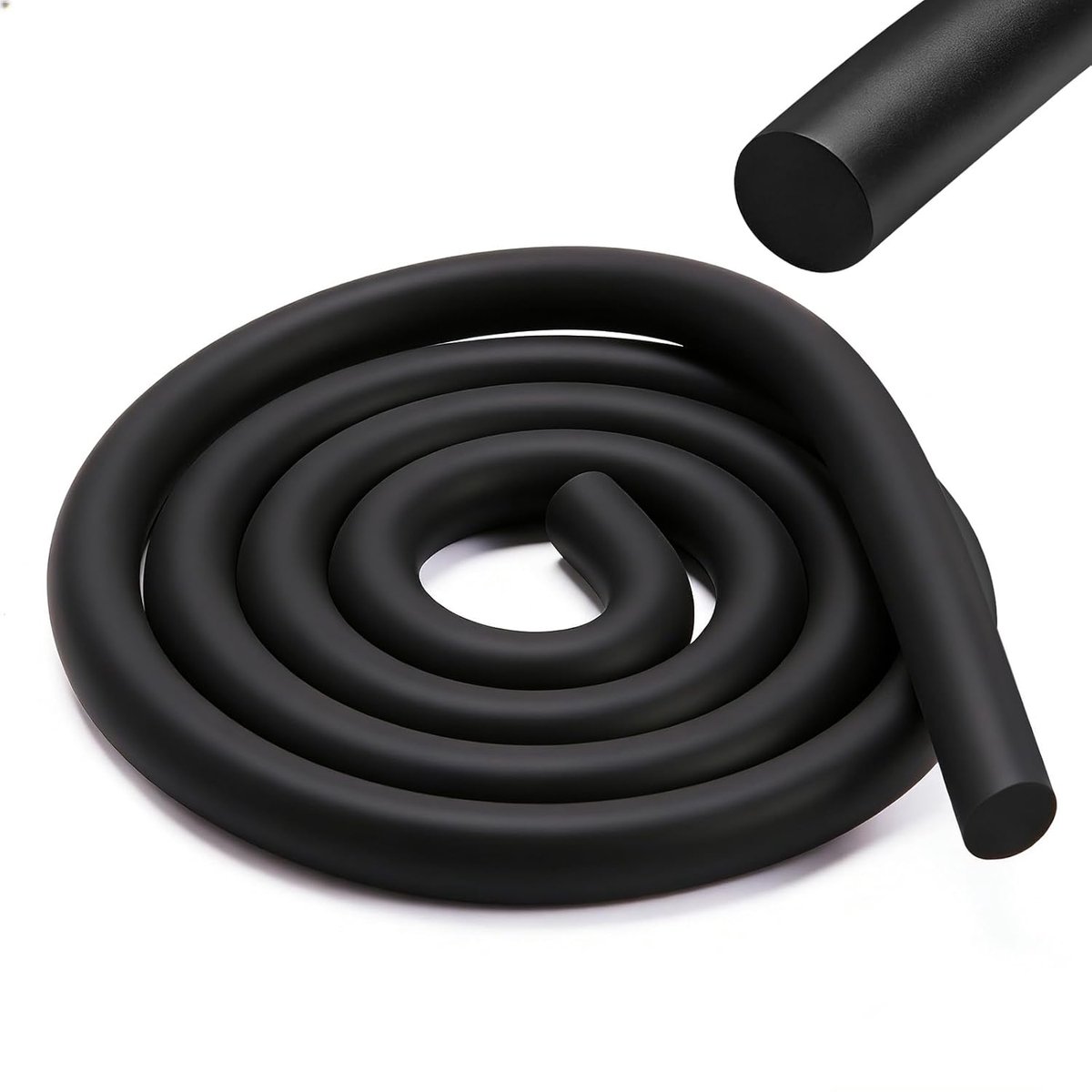 SnelShoppen - 6 meter ronde voegband, afsluitkoord 4 mm diameter, schuim, voegvulling voor naadafsluiting van deuren, ramen, muren en plafonds