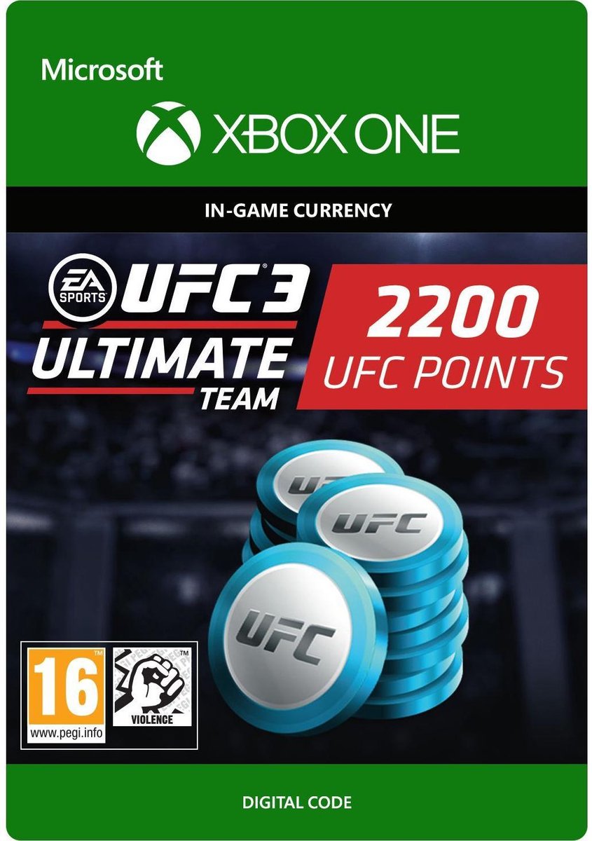 UFC 3 - 2.200 UFC Points - Xbox One - Electronic Arts
