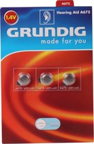 Grundig Knoopcelbatterijen A675 3 Stuks