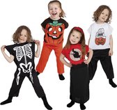 12 stuks: Halloween Kinderkostuum - assortiment - jongen/meisje 4 assorti