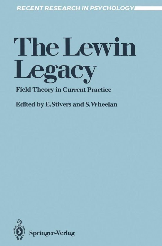 Behavioral Science and Psychology (R0) - The Lewin Legacy - cover
