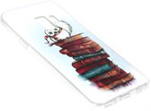 Uil met boeken hoesje Samsung Galaxy S9 Plus