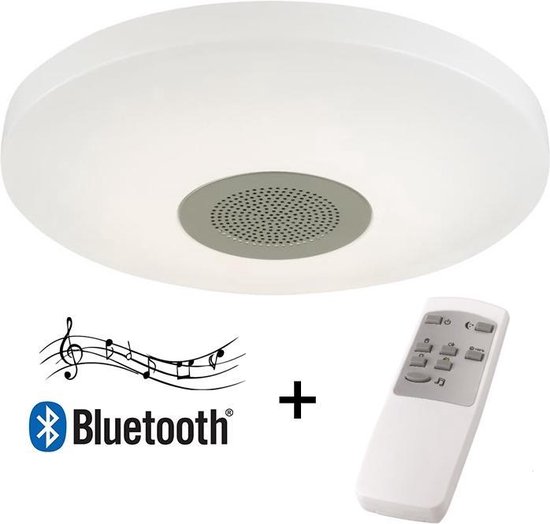 gedragen Of Beurs Plafondlamp LED met Bluetooth luidspreker | bol.com