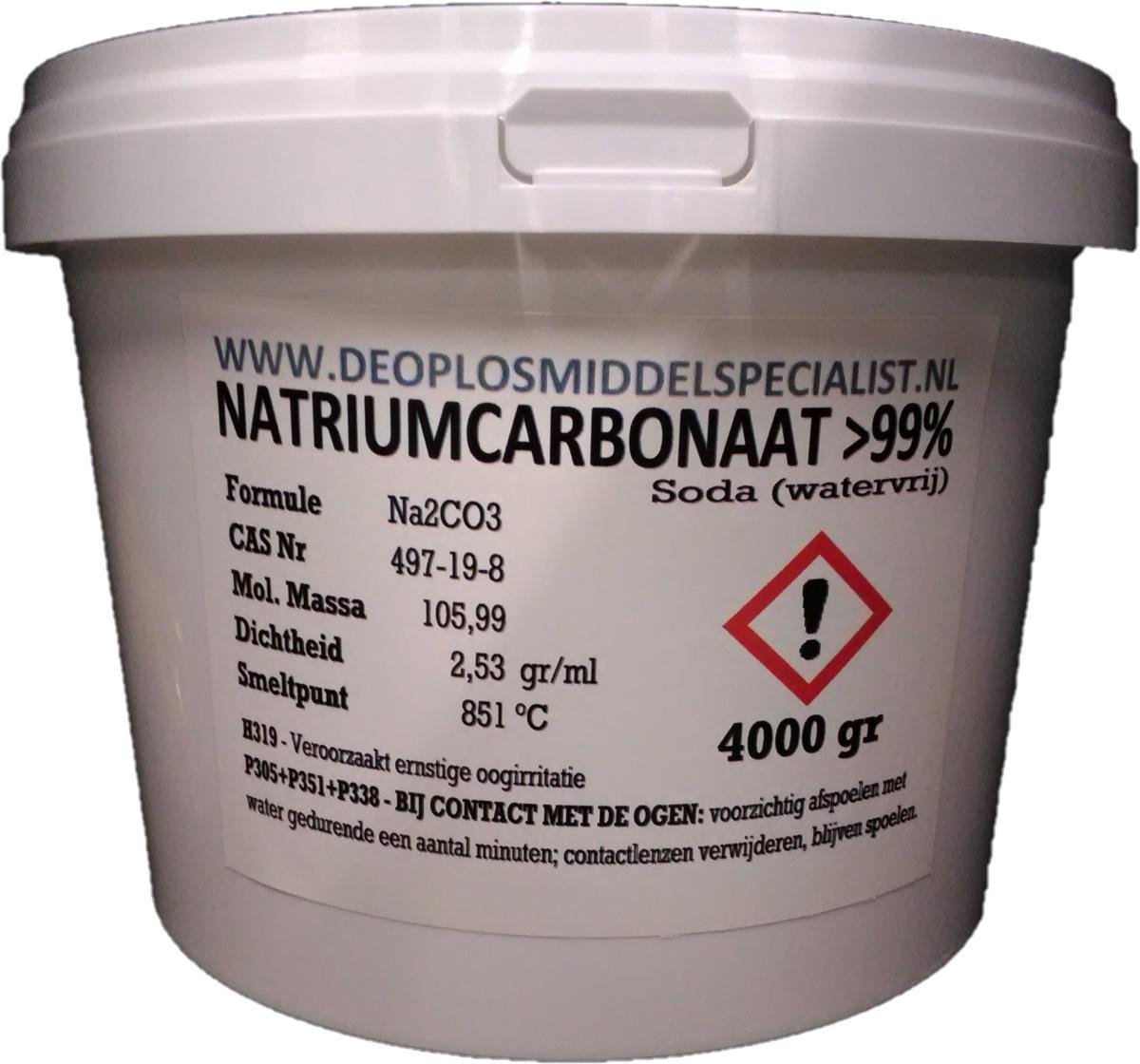 Natriumcarbonaat 4000 gram