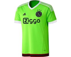 Ajax Uitshirt Junior 2015/2016 - Voetbalshirt - Unisex - Maat 176 - Lime/Wit | bol.com