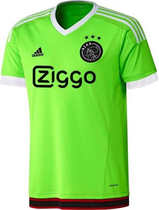 adidas Ajax Uitshirt Junior 2015/2016 Voetbalshirt - - 176 - Lime/Wit | bol.com