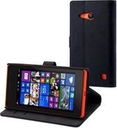 muvit Nokia Lumia 735 Wallet Stand Case with 3 cardslots black
