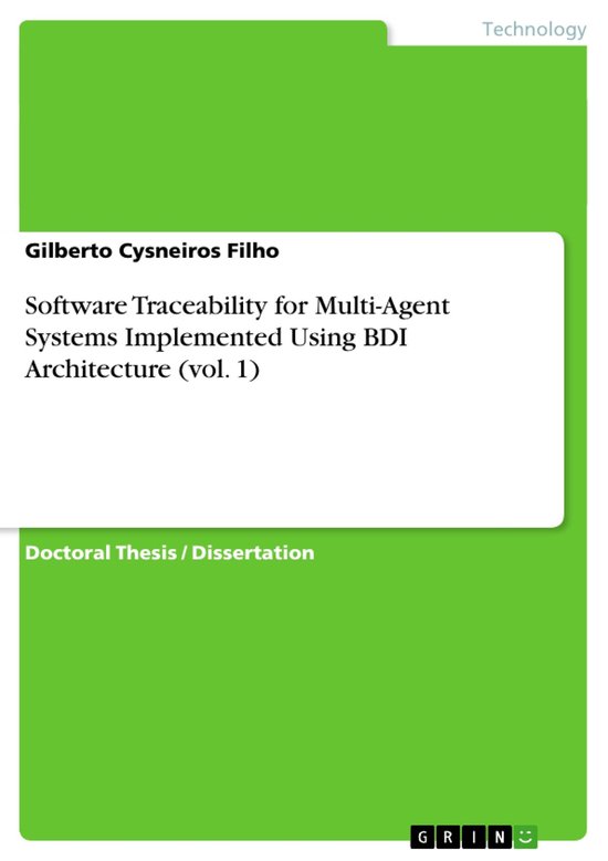 Software Traceability for Multi-Agent Systems Implemented Us ... - cover