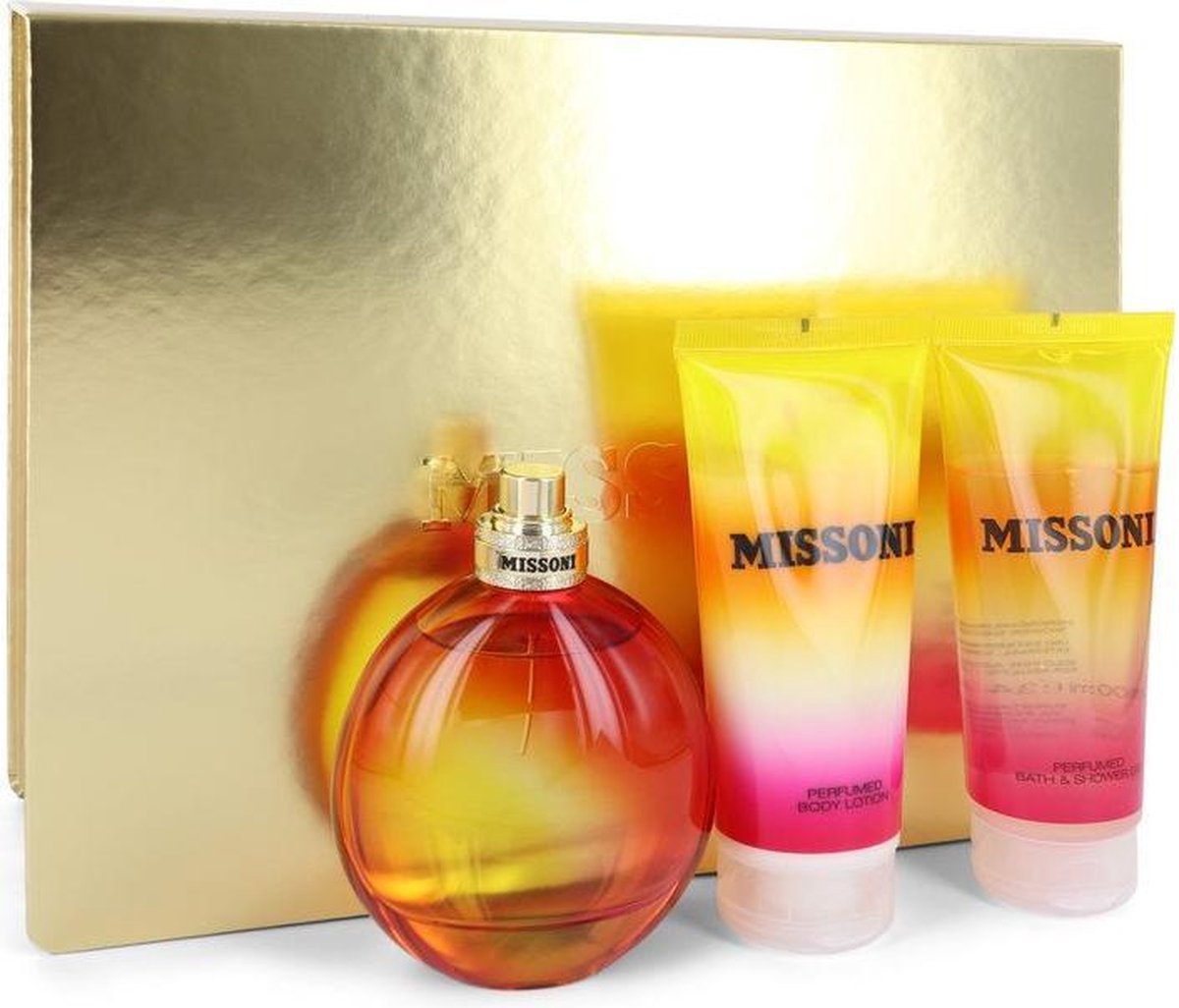 Missoni Gift Set 100 ml eau de toilette sprya + 100 ml body lotion + 100 ml shower gel