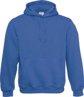 B&C Hooded Sweater 80/20 Royal Blue, maat XS