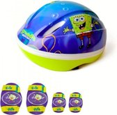 spongebob helm + knie en elleboog beschermers