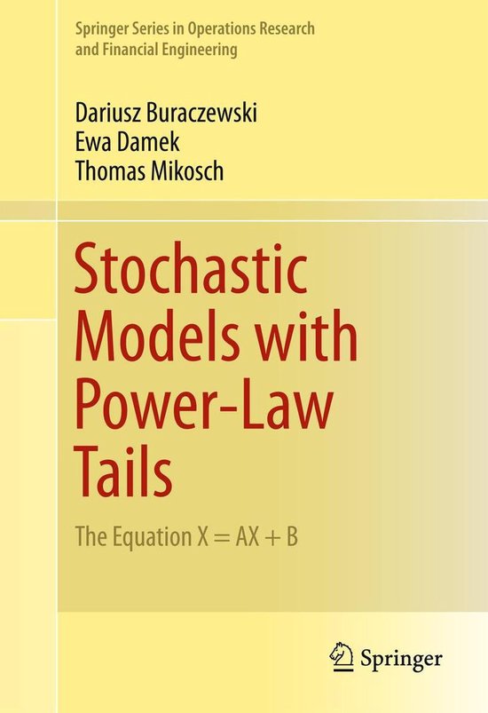 Mathematics and Statistics (R0) - Stochastic Models with Pow ... - cover