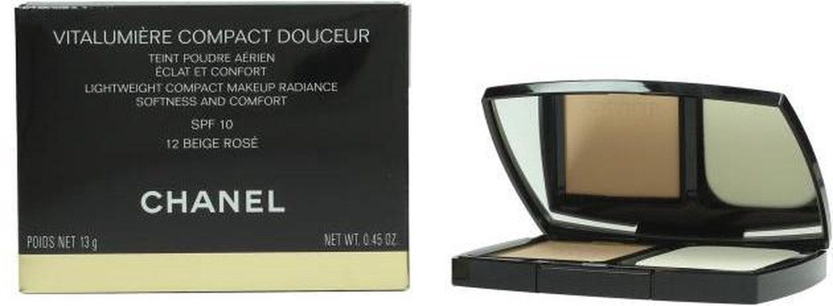 Chanel Vitalumiere Compact Douceur - 13 gram / 12 Beige Rosé - Poeder