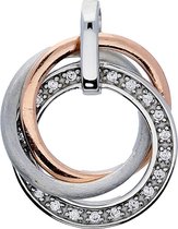 Elegance Zilveren Hanger Bicolor gerhodineerd Zirkonia 120.5414.00