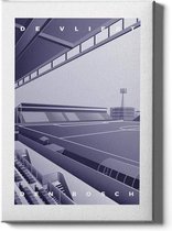 Walljar - Stadion de Vliert - Muurdecoratie - Canvas schilderij