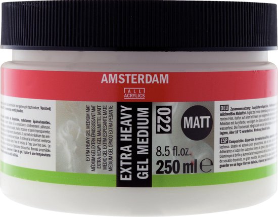 Foto: Amsterdam extra heavy gel medium mat 022 pot 250 ml