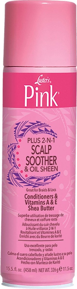 Pink Scalp Soother & Oil Sheen Spr. 11.5 Oz.