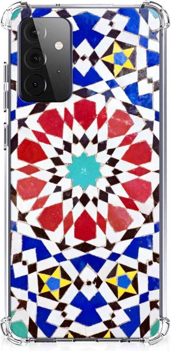 Samsung Galaxy A72 4G/5G Anti-Shock Hoesje Mozaïek