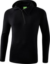 Erima Essential Sweatshirt met Capuchon Zwart-Grijs Maat L