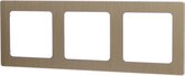 Afdekraam - Igna Jura - 3-voudig - Vierkant - Aluminium - Goud