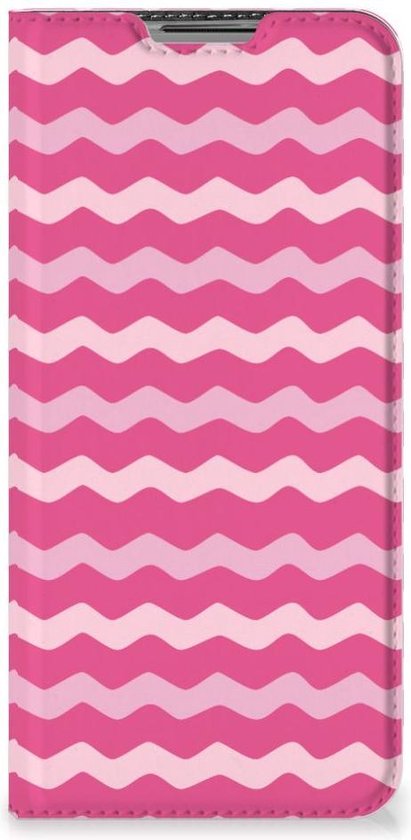 Conception de OPPO de téléphone portable OPPO A73 5G Photo Sleeve Waves Pink