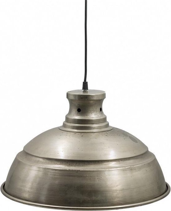 Metalen hanglamp zilver
