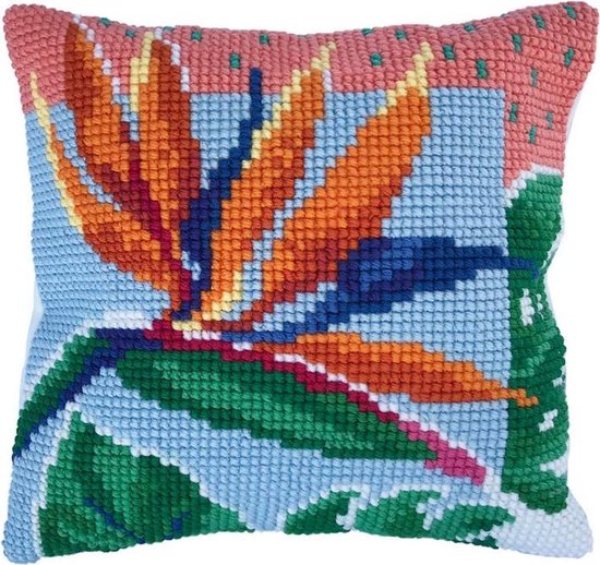 Needleart World Bird of Paradise Kruissteekkussen pakket