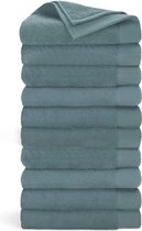 Walra handdoeken 50x100 Remade Cotton - 10-delig - Badhanddoeken 550 g/m² - 70% gerecycled Katoen / 30% Katoen - Handdoekenset Jade
