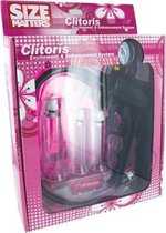 Clitoris pomp en mini vibrator set - Transparant - BDSM - Vacu√ºm Pompen - Toys voor dames - Vagina Toys