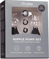 Setje tepelzuigers - zwart - Zwart - BDSM - Vacu√ºm Pompen - Toys voor dames - Tepelzuigers