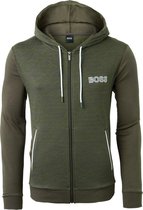 Hugo Boss heren lounge vest (dik) - donkergroen -  Maat: L