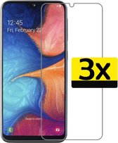 Samsung A20e Screenprotector - Samsung Galaxy A20e Screenprotector Bescherm Glas - Samsung A20e Screen Protector Glas Extra Sterk - 3 Stuks