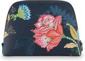 Pip Studio - Grote make-up tas - Blauw - Jambo Flower