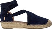 Fred de la Bretoniere 152010145 Espadrilles - Met Sleehak - Dames - Blauw - Maat 37