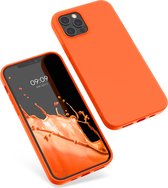 kwmobile telefoonhoesje voor Apple iPhone 12 Pro Max - Hoesje voor smartphone - Back cover in neon oranje